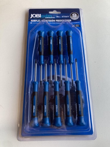 JOBI WKRĘTAKI PRECYZYJNE 9 ELEMENTOWE