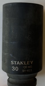 STANLEY NASADKA UDAROWA 6-KĄTNA DŁUGA 1/2" 30MM