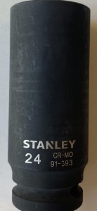 STANLEY NASADKA UDAROWA 6-KĄTNA DŁUGA 1/2" 24MM