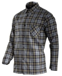 LAHTI PRO KOSZULA FLANELOWA SZARA