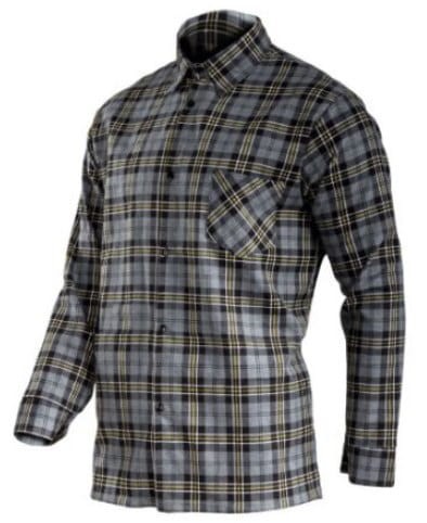 LAHTI PRO KOSZULA FLANELOWA SZARA