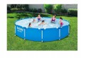 BESTWAY BASEN OGRODOWY STELAŻOWY STEEL 3,66 X76cm + POMPA