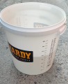 HARDY WIADRO PLASTIKOWE OKRĄGŁE Z PODZIAŁKĄ 20 L