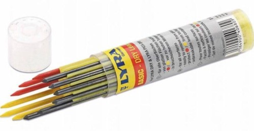 WKŁADY DO MARKERA X12 (6X GRAFIT,3XŻÓŁTY,3XCZERW)