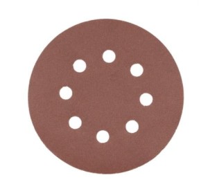 HOGERT KRĄŻEK ŚCIERNY 125MM Z OTWORAMI G150 -5 SZT