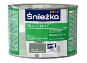 ŚNIEŻKA EMALIA OLEJNO-FTALOWA POPIEL POŁYSK 0,2L