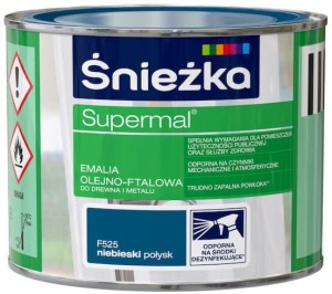 ŚNIEŻKA EMALIA OLEJNO-FTALOWA NIEBIESKI POŁYSK 0,2L