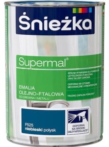 ŚNIEŻKA EMALIA OLEJNO-FTALOWA NIEBIESKI POŁYSK 0,8L