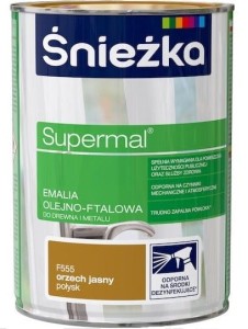 ŚNIEŻKA EMALIA OLEJNO-FTALOWA ORZECH POŁYSK 0,8L