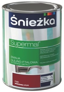 ŚNIEŻKA EMALIA OLEJNO-FTALOWA WIŚNIA POŁYSK 0,8L