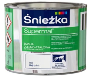 ŚNIEŻKA EMALIA OLEJNO-FTALOWA BIAŁY POŁYSK 0,2L 