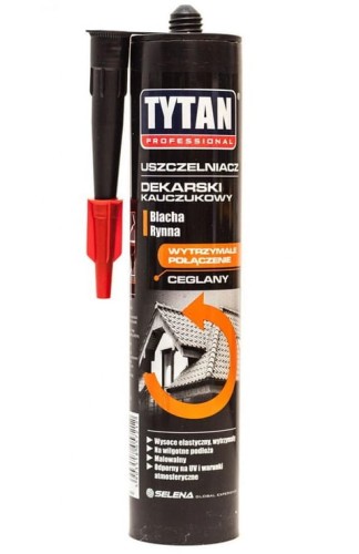 TYTAN USZCZELNIACZ DEKARSKI CEGLASTY 310 ML KAUCZUKOWY