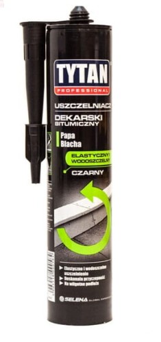 TYTAN USZCZELNIACZ DEKARSKI CZARNY 310ML BITUMICZNY
