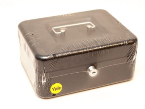 YALE KASETKA SEJF 200X160X90 MM CZARNA MEDIUM