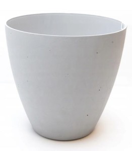 KETER Donica doniczka BETON ROUND L 40cm JASNY SZA