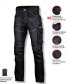 LAHTI PRO SPODNIE ROBOCZE JEANS CZARNE WZM roz 3XL