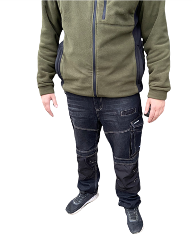 LAHTI PRO SPODNIE ROBOCZE JEANS CZARNE WZM roz 2XL