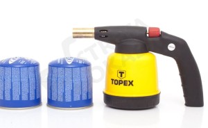 TOPEX LAMPA GAZOWA LUTOWNICZA PALNIK + 2 NABOJE