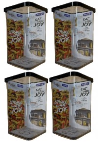 ROTHO POJEMNIK KUCHENNY 1.5L LOFT POKRYW CZARNA X4