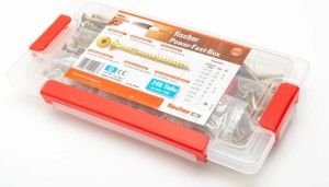 FISCHER ZESTAW WKRĘTÓW SPAX + BIT T10 T20 245 ELELMENTÓW