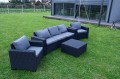 KETER CALIFORNIA MEBLE OGRODOWE SOFA 3 OS GRAFIT / SZARY
