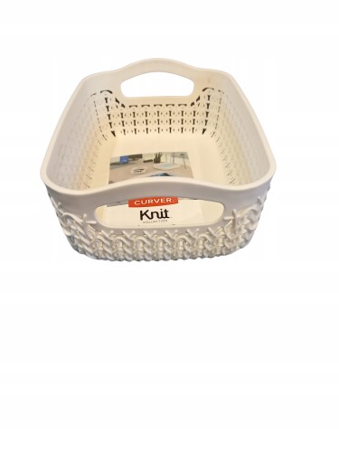 CURVER TACA KNIT PROSTOKAT A6 KREMOWA