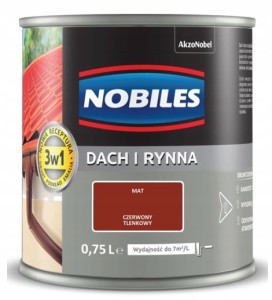 NOBILES EMALIA DACH RYNNA CZERWONY TLENKOWY 0,75L