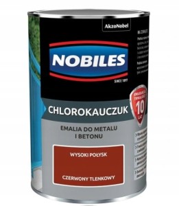 NOBILES EMALIA CHLOROKAUCZUK CZERWONY TLENKOWY 0,9