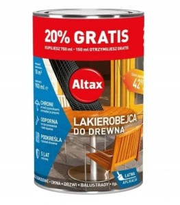 ALTAX LAKIEROBEJCA BEJCA DO DREWNA SOSNA 0.75L
