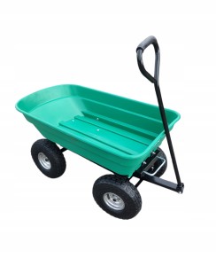 Wózek ogrodowy transportowy taczka przyczepka wywrotka 350kg 75L