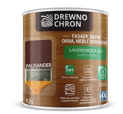 DREWNOCHRON LAKIEROBEJCA 2w1 - 0,2 L PALISANDER