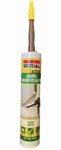 SOUDAL AKRYL USZCZELNIACZ BRĄZOWY 280 ML