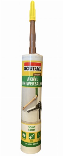 SOUDAL AKRYL BRĄZOWY 280 ML