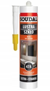 SOUDAL KLEJ DO LUSTER SZKŁA CERAMIKA 47A 280 ml