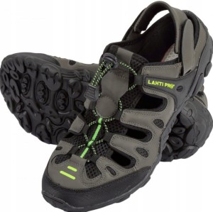 LAHTI PRO SANDAŁY PUDZIANINA KHAKI-CZAR.-ZIELO.