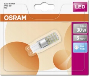 OSRAM ŻARÓWKA LED G9 2,6W ZIMNA BIAŁY