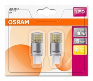 OSRAM ŻARÓWKA LED 3,8W 470LM G9 2700K 2 SZTUKI