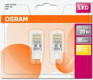 OSRAM ŻARÓWKI LED PIN30 2x 1,9W 2700K 230V G9