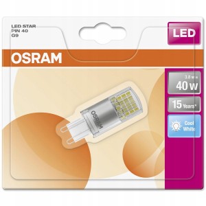 OSRAM ŻARÓWKA LED STAR PIN G9 3,8W ZIMNY BIAŁY