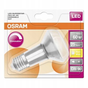 OSRAM ŻARÓWKA LED 5,9W R63 E27 ŚCIEMNIALNA