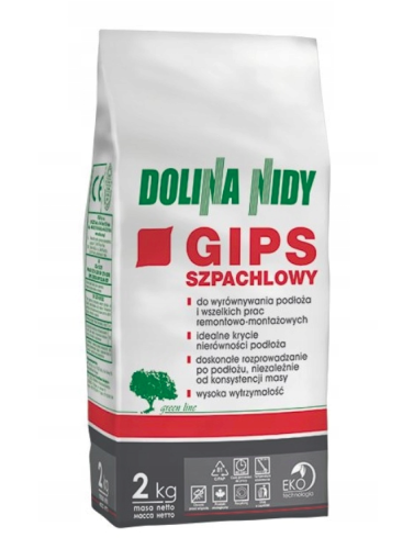 DOLINA NIDY GIPS SZPACHLOWY 2KG