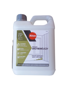 ALTAX ŚRODEK GRZYBOBÓJCZY NA PLEŚŃ GRZYBY WILGOĆ  1L