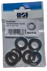 HSI PODKŁADKI 12X24MM OCYNK PODKŁADKA