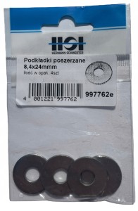 HSI PODKŁADKI POSZERZANE 8,4X24MM NIERDZ PODKŁADKA