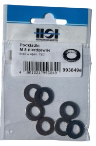 HSI PODKŁADKI M8 NIERDZEWNE PODKŁADKA