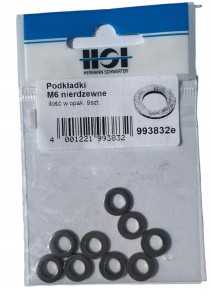 HSI PODKŁADKI M6 NIERDZEWNE PODKŁADKA