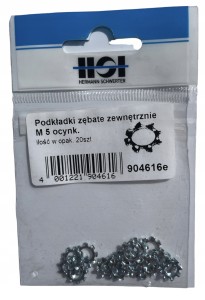 HSI PODKŁADKI ZĄBKOWANE M5 PODKŁADKA