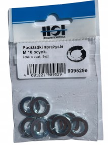 HSI PODKŁADKI SPRĘŻYSTE 10MM OCYNK PODKŁADKA