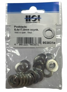 HSI PODKŁADKI M8 OCYNK PODKŁADKA