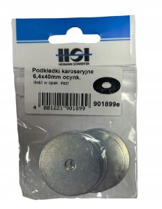 HSI PODKŁADKI KAROSERYJNE 6,4X40MM OCYNK PODKŁADKA